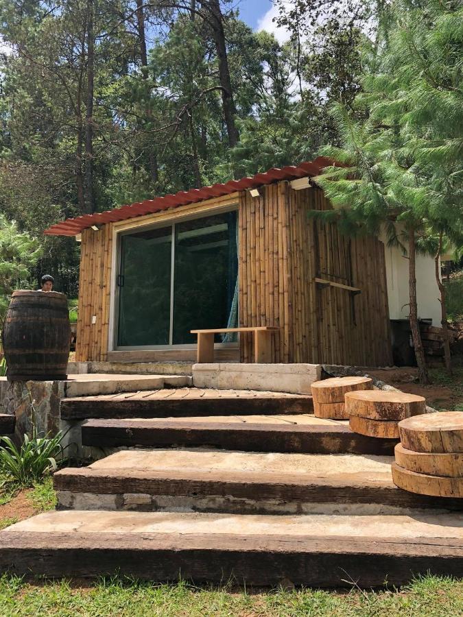 Cabana Romantica En El Bosque! Acaxochitlan Bagian luar foto