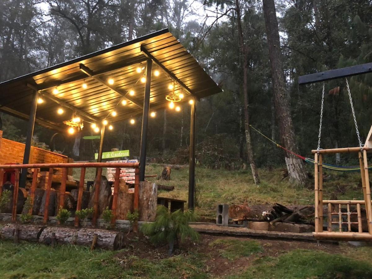 Cabana Romantica En El Bosque! Acaxochitlan Bagian luar foto